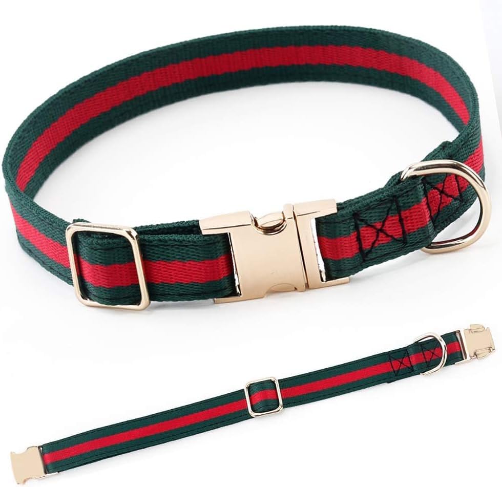 Dog Collar, Cute Dog Collars Luxury Style, Durable Pet Collars with Metal Buckle Safety for Medium Dogs